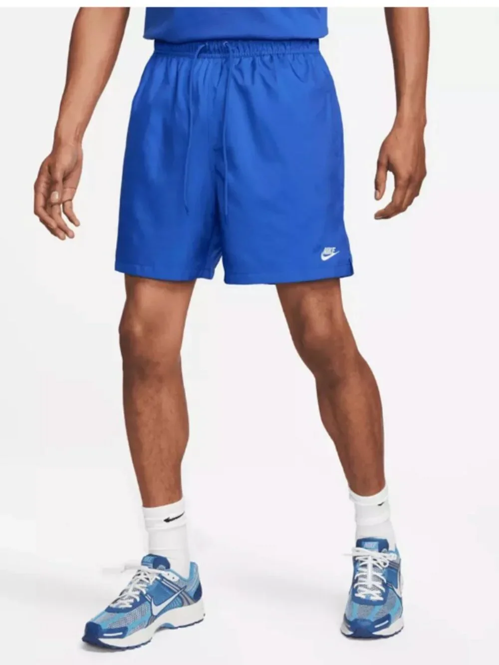 Nike Sportswear Club Blue Woven Lined Flow Shorts